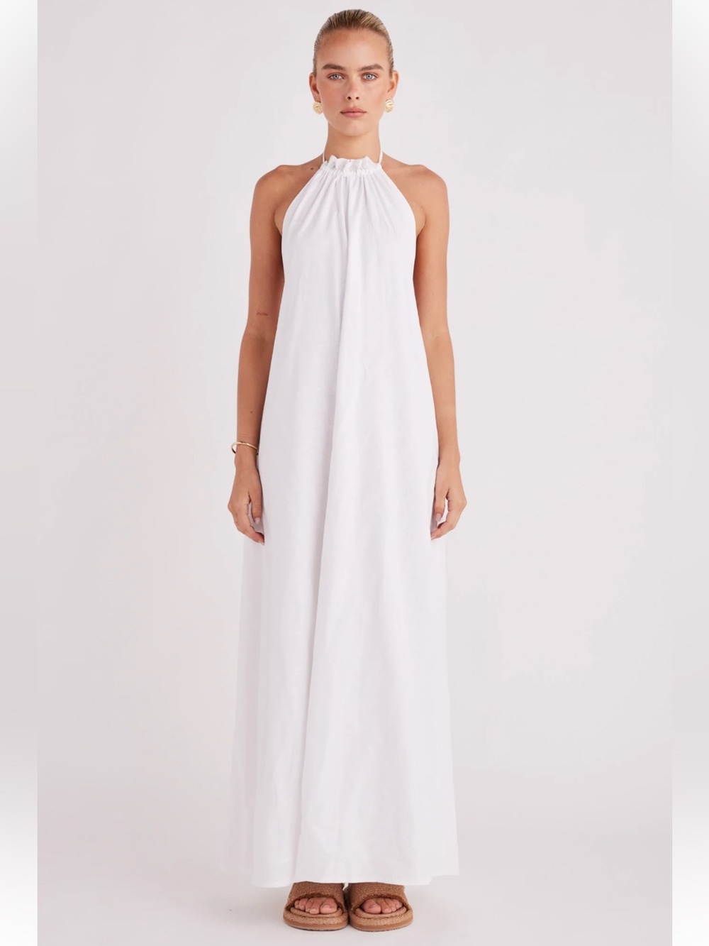 SNDYS Alysse Halter Maxi Dress